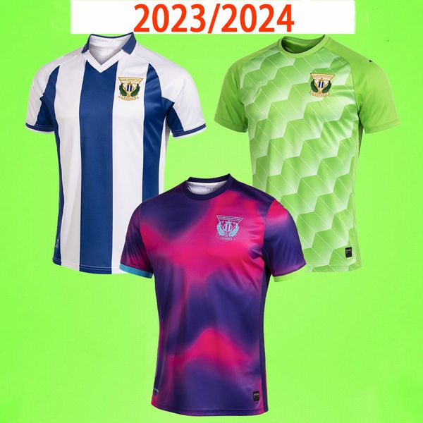 2023 2024 Leganes Soccer Jerseys 23 24 Home Away Third Football Shirt CD Adults Mens RABA CISSE UNDABARRENA GONZALEZ MIRAMON OMERUO NYOM POVEDA rosa branco azul