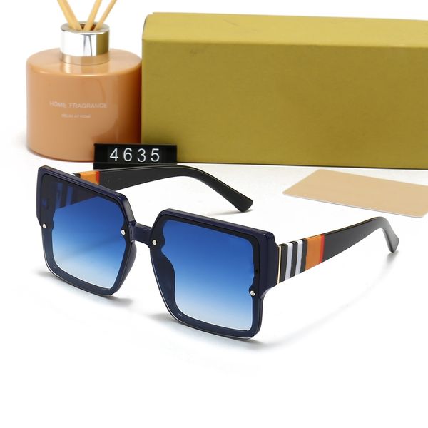 Óculos de sol de grife para mulheres Color splicing Lente Polaroid Beach Leisure Óculos de sol feminino Goggle Senior Eyewear Glass Mens Frame Vintage Sun Glasses With Gift Box