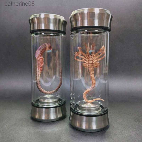 Alien Jar Xenomorph Specimen Facehugger Embryo Glass Jar Filme Prop Réplica L230711