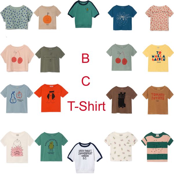 T-Shirts Kinder T-Shirt Sommer StRafina Jungen Mädchen Top T-Shirt Baby Kleinkinder Baumwolle Fruits Garden Kinderkleidung 230711