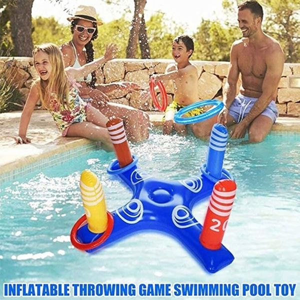 Sand Play Water Fun Sports Outdoor Games Pool Float Toys Inflatable Row Realistic Ring Game for Swimming 230711