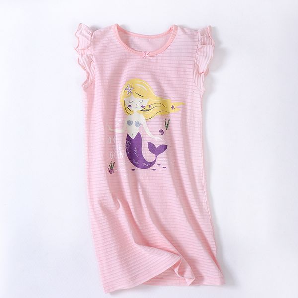 Пижама Девушка сладкое розовое клубничное платье дизайнерское платье детские пижама ночной манти