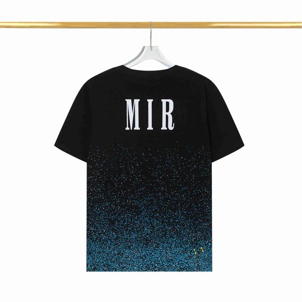 2023 Designer Fashion Luxury Amari T-shirt Moda para hombres y mujeres Ropa de pareja Amris Cotton Starry Sky Dot Print Street Hip Hop Fashion T-shirt Tamaño M-XXXL F12040