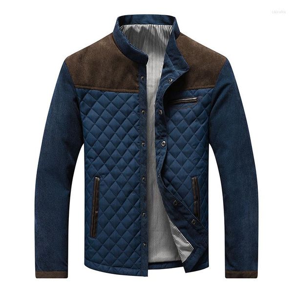 Herrenjacken Frühling Herbst Männer Jacke Baseball Stepp Wintermantel Slim Casual Markenkleidung Mode Reißverschluss Mäntel Stehkragen Oberbekleidung