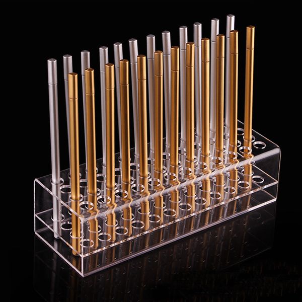 Portaoggetti Rack Plastica trasparente Matita per sopracciglia Portapenne Eyeliner Pennello per maquillage Conservazione Espositore in acrilico Scaffale 230710