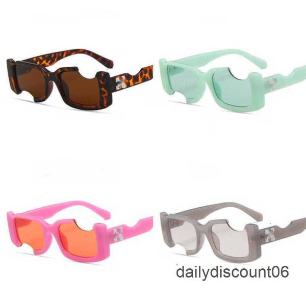 Moda Armações Luxo Offs Óculos de Sol Marca Gap Óculos de Sol Masculino Feminino Arrow x Frame Eyewear Floco de Neve Esportes Viagem Óculos de Sol Óculos de Sol Hip Hop Hole 991sA69B