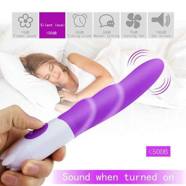 Nxy Vibratoren 10-Gang-Vibrator aus medizinischem Silikon, Sexspielzeug für Frauen, vibrierender Dildo in der Klitoris, Analstimulator, weiblicher Masturbator, 230627