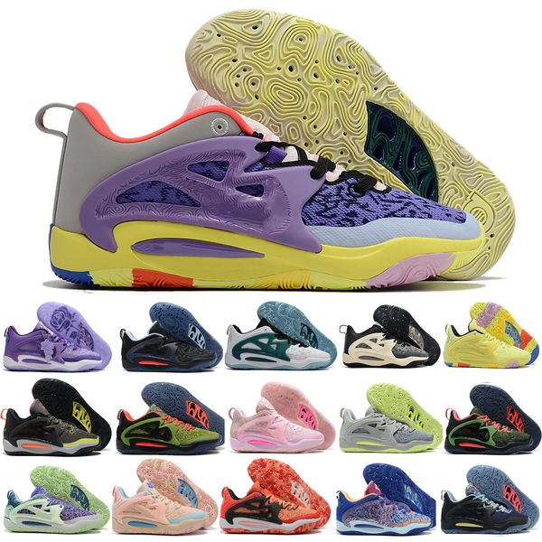 Herren KD 15 XV Durant Basketballschuhe Twist KD15 Kevins Grün Orange Sterne Tante Perlen Rosa Tief Königsblau 17 Buchstaben Chinesisch Rot Lila Sporttrainer Outdoor Schuh