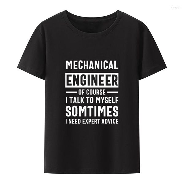 Мужские футболки инженер-механики хлопчатобу