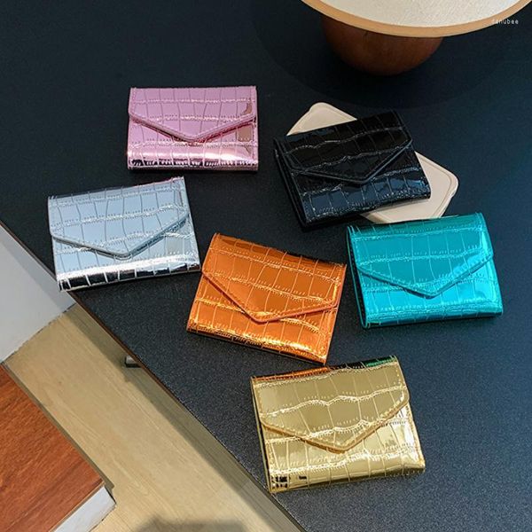 Carteiras simples bolsa feminina carteira feminina 2023 couro plutônio bolsas pequenas para venda feminina de alta qualidade