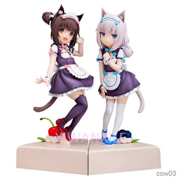 Aktionsspielfiguren 21 cm Pflaume Anime Figur Chocola Vanilla Pretty Kitty Style Actionfigur Sexy Girl Collection Modell Puppenspielzeug R230711