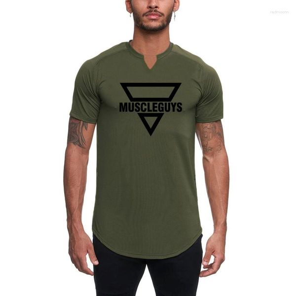 Magliette da uomo Traspirante Combattimento Allenamento Manica corta Tuta da boxe Fitness Sport T-shirt comoda