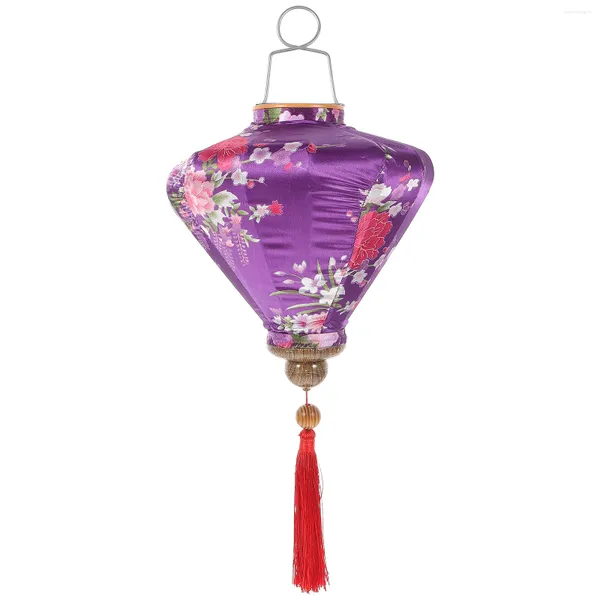 Lampade da tavolo Decorazione lanterna Lanterne giapponesi Decorare all'aperto Decorazioni di nozze per bambini in tessuto di seta