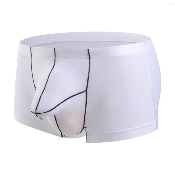 Unterhosen Herren Unterwäsche Sexy Atmungsaktive U Convex Beutel Höschen Low Rise Cueca Masculina Gym Sport Elefanten Nase Boxer Kurze