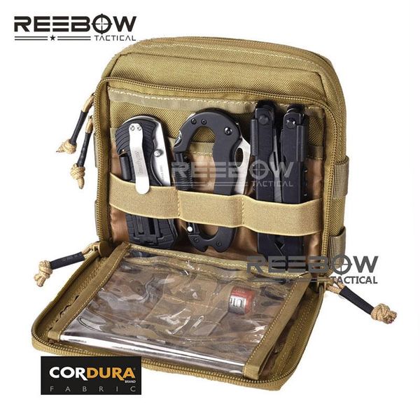 Bolsas Bowtac 1000D Cordura EDC bolsa Tactical Bag Tactical Militar de cintura diária da cintura Molle Utility Mapa Pacote de ciclismo CASANE