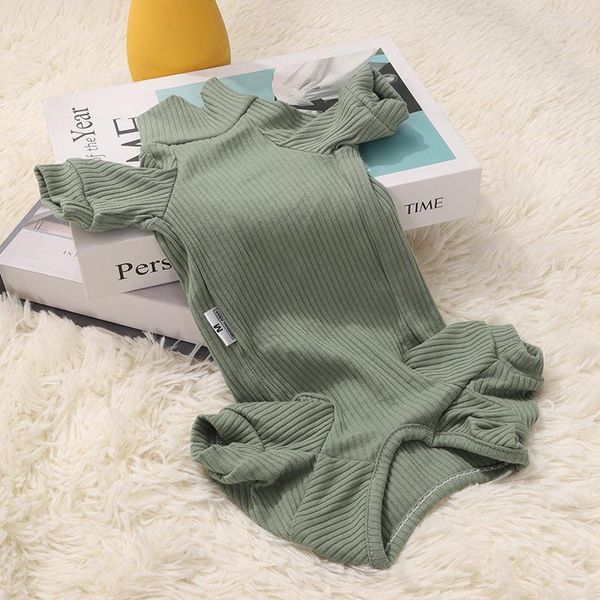 Abbigliamento per cani Salopette primavera estate per cani Dolcevita Pet Pigiama Tuta in cotone Whippet Levriero italiano Abbigliamento Sleepwear