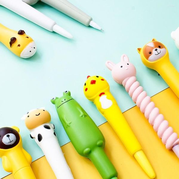 Pc Soft 0.5mm Gel Pen Kawaii Decompression Pressure Relief Pretty Lovely Cartoon Stationery Office School Supply