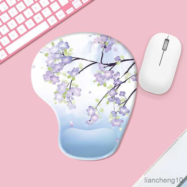 Almofadas de mouse de pulso esteira de proteção de pulso braçadeira macia para jogos de computador mouse pad para suprimentos de uso em escritório doméstico R230711