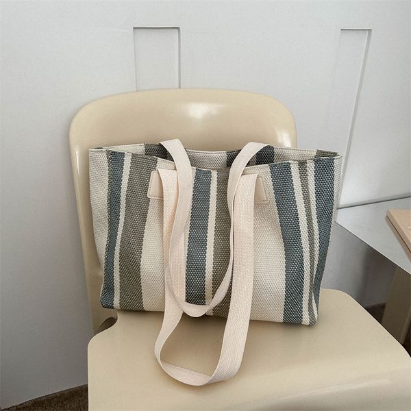 Borse da sera Borse firmate giapponesi per donna Borsa di tela di marca di lusso Borsa shopper grande Borsa casual per ragazze della scuola Borsa da spiaggia estiva 230710