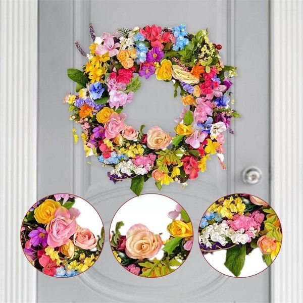 Flores decorativas Casamentos Aniversário Comemoração do feriado Porta da frente Guirlanda Pendurado Casa Interior Decoração Living Gift Room Outdoor M4k3