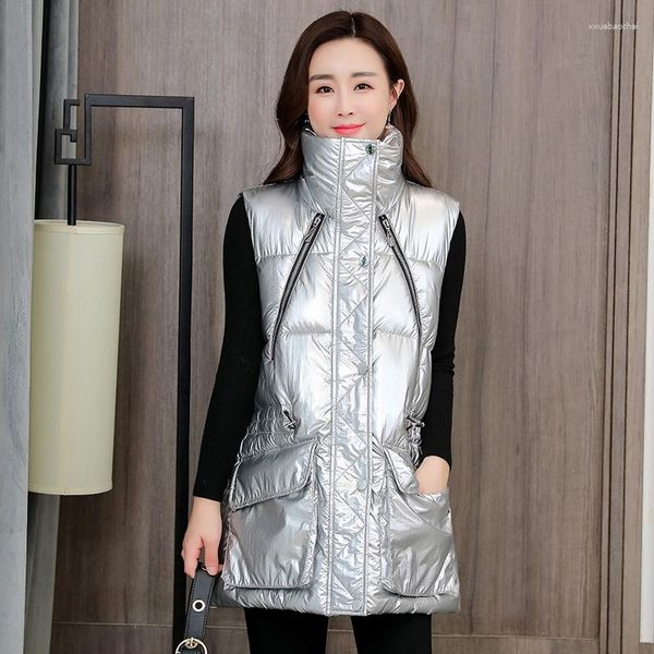Женские траншеи Coats Корейская версия женского хлопкового жилета с большим массовым ростом.