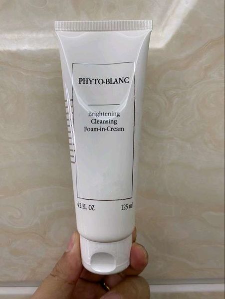 Schiuma detergente schiarente di alta qualità in crema con Phyto Blanc 125ml cura della pelle pulizia profonda