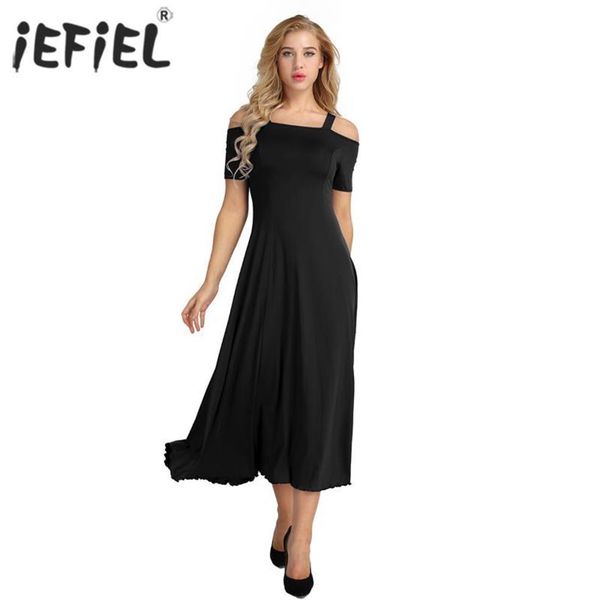 Damenmode-Wettbewerb-Ballsaal-Tanzkleid, dehnbar, für Cocktailpartys, langes Kleid, 235 g