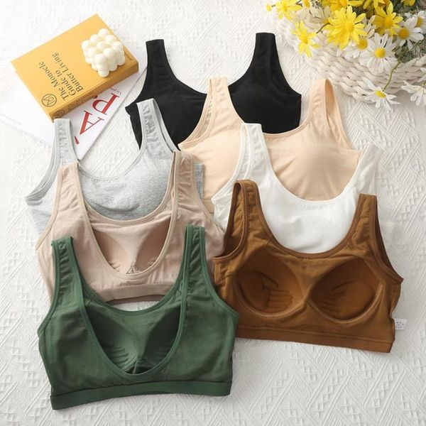 Yoga Outfit Beauty Back Reggiseni sportivi per donna Top senza ferretto Abbigliamento sportivo antiurto Bralette traspirante Gilet imbottito push up da donna