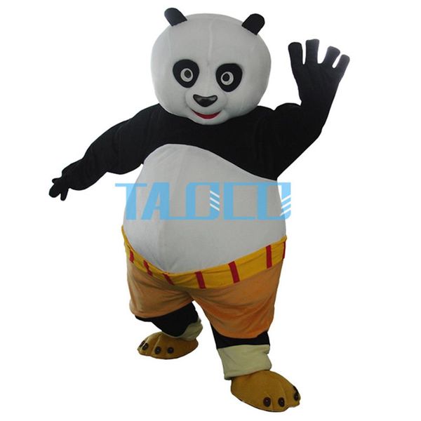 Hızlı gemi kung fu panda maskot kostüm partisi sevimli parti süslü elbise yetişkin çocuklar boyutu257u