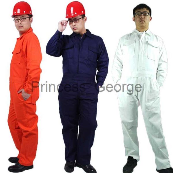 Andere Bekleidung 100Cotton Worker Overall Jumpsuit Auto Repairman Mechanical Arbeitskleidung Plus Size Singer Come MaleFemale Uniform Overall x0711