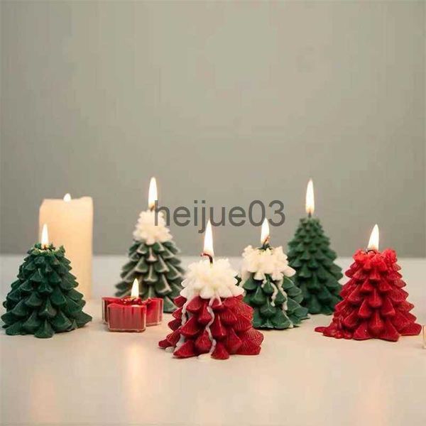 Incenso Artistico Albero di Natale Aroma Candele Candela profumata per diserbo Party Desktop Ornamenti creativi Decor Video Puntelli per foto x0711