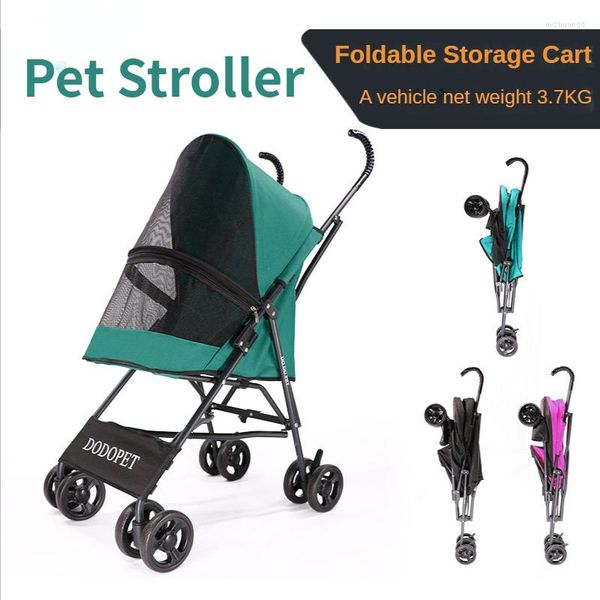 Coprisedili per auto per cani Passeggino leggero per animali domestici Carrello per gatti Teddy Out Accessori per portapacchi di raccolta rapida senza installazione