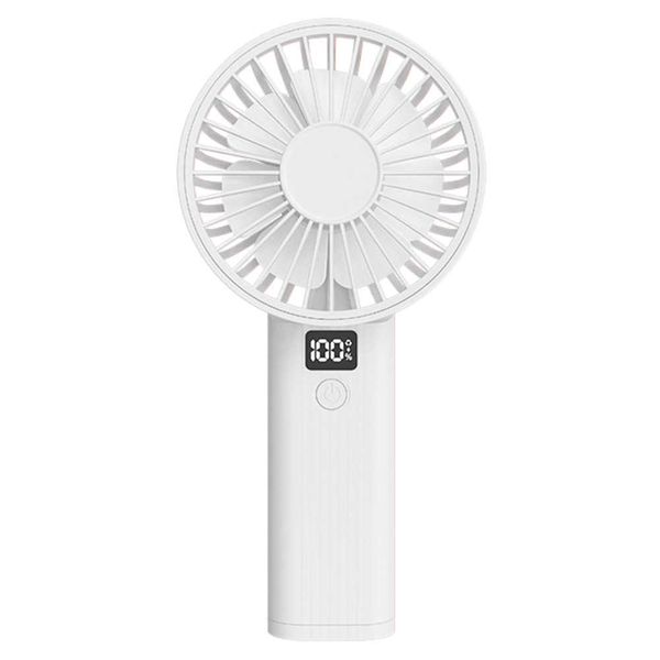 Ventilatori Elettrici Telecamere Ventilatore Portatile USB Ricaricabile Ventilatore Portatile Display Piccolo Ventilatore Personale 2400mAh Ventilatore a Collo Pieghevole per Viaggi Ufficio All'aperto