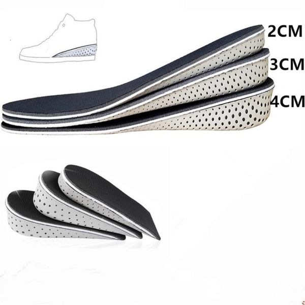 Accessori per parti di scarpe 1 paio Memory foam rigido traspirante Soletta per l'aumento dell'altezza Inserti per il sollevamento del tallone Cuscinetti per l'ascensore Solette per l'elevatore per unisex 230711