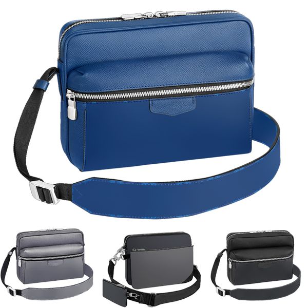 Trio Outdoor M30830 M69443 Crossbody Çantalar Luxurys Designer Toolar Omuz Klasik Erkekler Bumbags Kadınlar Gerçek Deri Debriyaj Çantası Pochette Kemer Bel Wempacks El Çantası