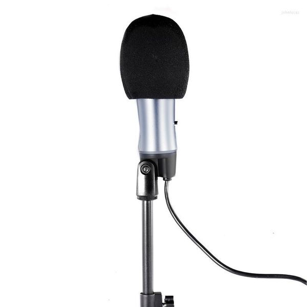 Микрофон микрофонов микрофона USB Condenser Microphone с антивибрационным регулируемым оборудованием для подкастов PC Streamings Studio