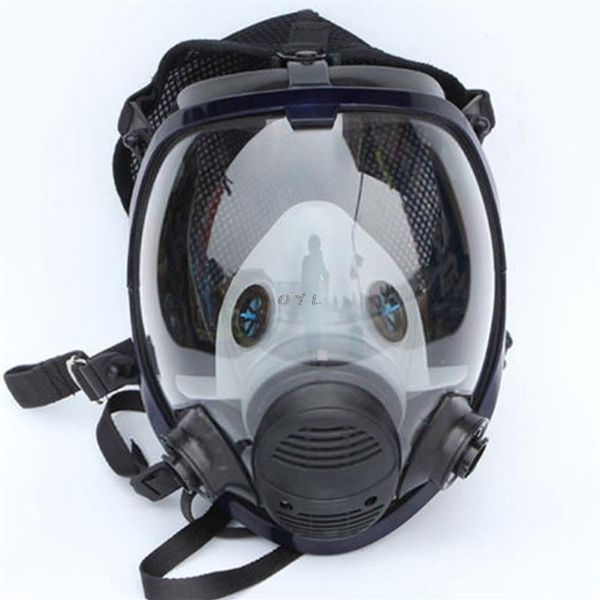 Kit de respirador facial completo máscara de gás para pintura spray pesticida proteção contra incêndio 261e