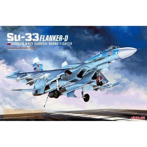 Diecast Model Minibase 8001 1 48 SU 33 Flanker D Russian Navy Borne Borge Scale 230710