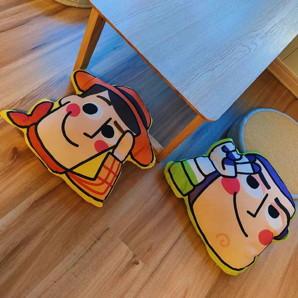 Großhandel 50 cm * 45 cm nette cartoon kann zerlegen und waschen auto sofa hause bett große kissen innen dekoration