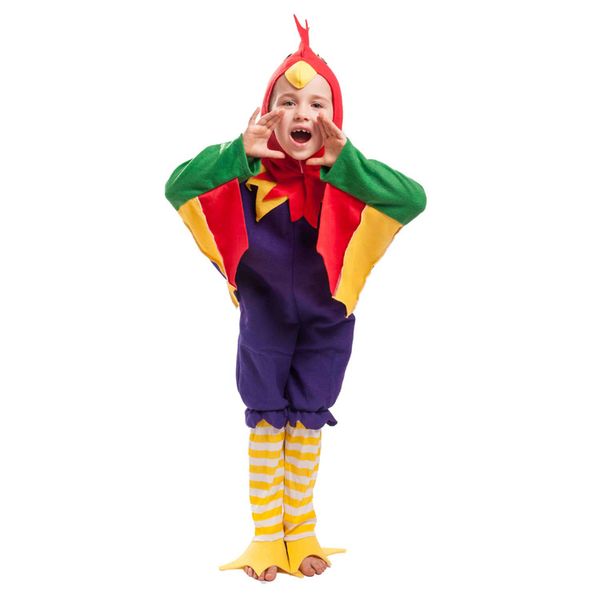 Karneval Halloween Cosplay Kostüm Party Kinder Niedlicher bunter Hühneranzug