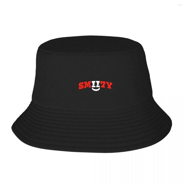 Boinas Smii7y Merch Logo Chapéu Bucket Proteção Uv Solar Militar Boné Tático Rugby Feminino Masculino