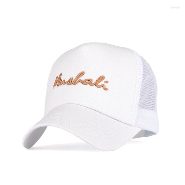 Top kapaklar moda nakış İngilizce alfabe şapka erkek kadın beyzbol örgü güneş şapkalar erkekler pamuk hip hop kemik kamyoncu gorra kapağı