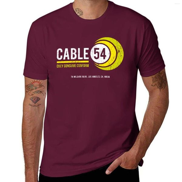 Canottiere da uomo Cable 54 (look consumato) T-shirt T-shirt Uomo Ragazzi Camicie con stampa animalier T-shirt grafiche Abbigliamento da uomo