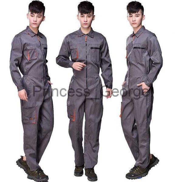 Altri Abbigliamento Tute per uomo Donna Dipinto Leggero Uniforme da lavoro di sicurezza per fornitori Meccanica Edilizia Riparatore Abbigliamento fabbrica x0711