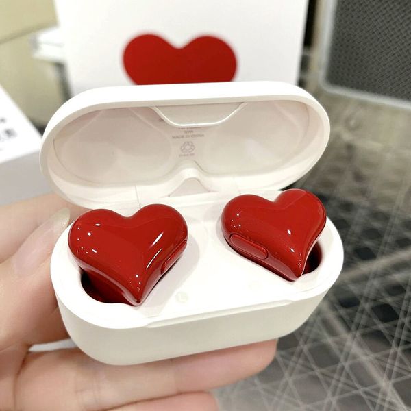 Новые оригинальные Bluetooth беспроводные наушники в форме сердца в форме сердца женские наушники высококачественных сердечных наушников