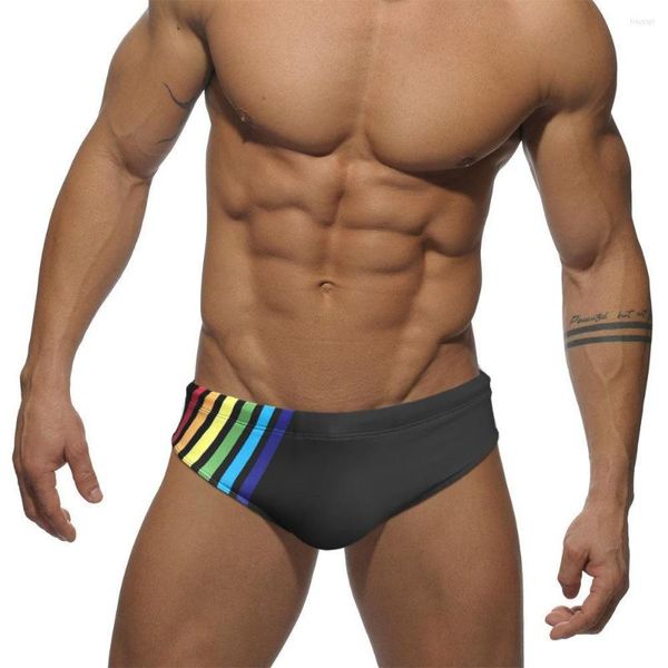 Männer Badebekleidung Y3 Sexy Schwarz Blau Niedrige Taille Enge Männer 2023 Sommer Schwimmen Strand Shorts Surf Bikinis Schwimmen Stamm Briefs Badeanzüge