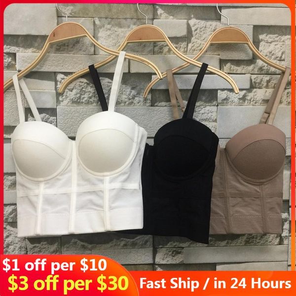 Elbise mesh push up bralet kadın korse binier sutyen gece kulübü partisi uzun seksi kırpılmış üst yelek artı boyutu tank üstü kadınlar beyaz korse