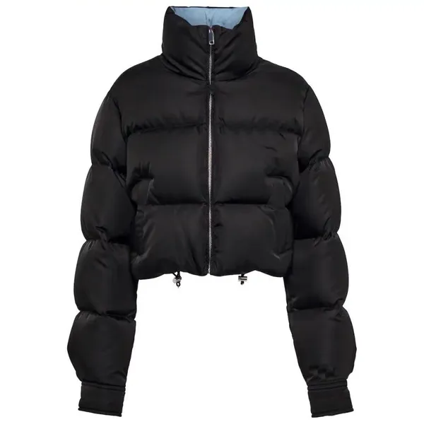 Venda Quente Designer jaqueta feminina parka moda com mangas triangulares invertidas removíveis downs parkas colete inverno curto casaco jaquetas tamanho