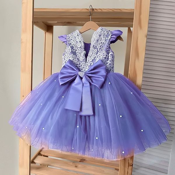 Девушка платья для малышей девочки для девочек летние кружевные платья платье деть детей, детские дети, элегантная свадьба 1 -й день рождения