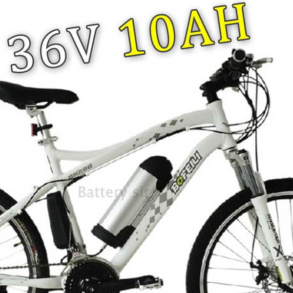 Samsung Zelle 36V 10Ah Li-Ionen-Akku 36V10Ah Wasserflasche Lithium-Akku 36V 10A Akku für E-Bike mit Ladegerät